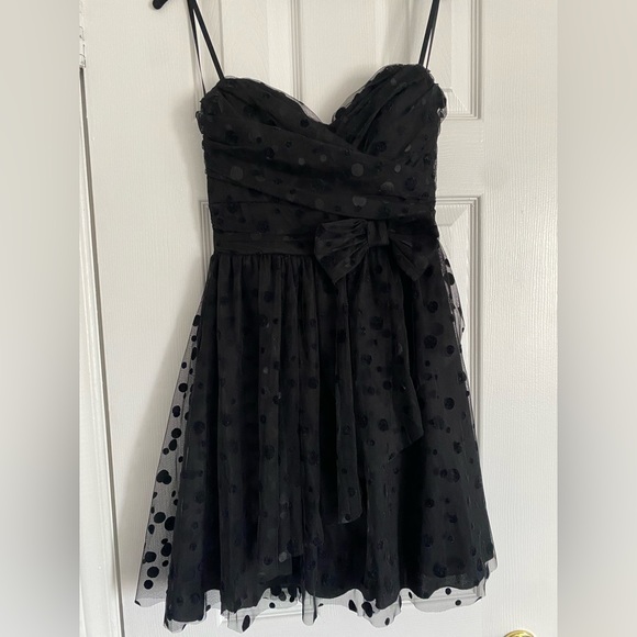 BNWT strapless mesh polka dot dress - Picture 1 of 5